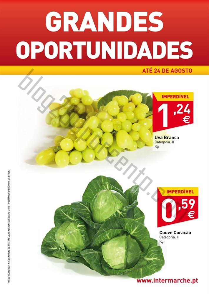 Promoções INTERMARCHÉ Frescos até 24 agosto