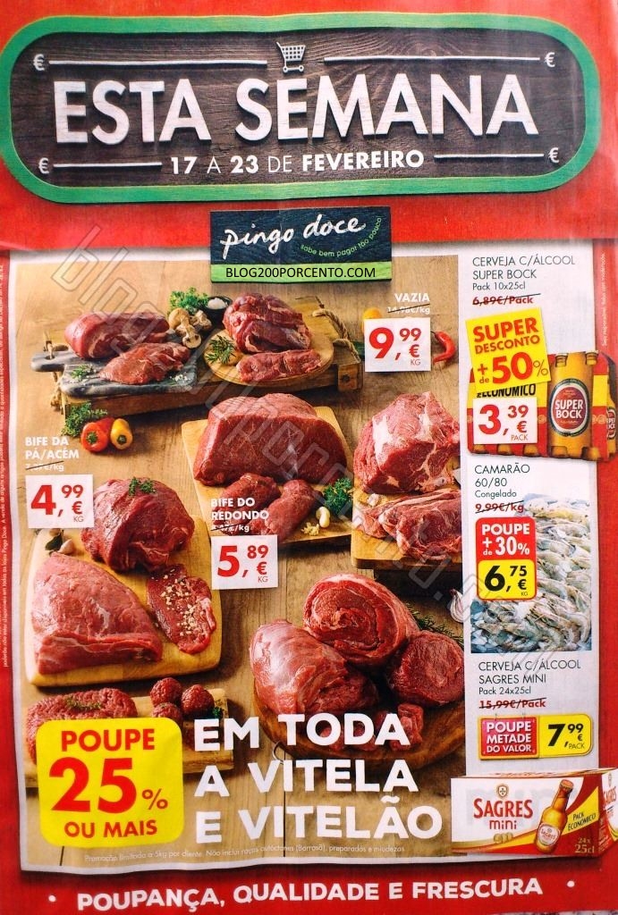 Antevisão Folheto PINGO DOCE promoções de 17 a 