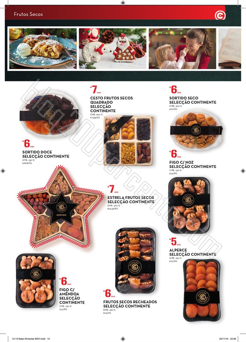 Novo Folheto CONTINENTE Viva o Natal de 9 a 24 dez