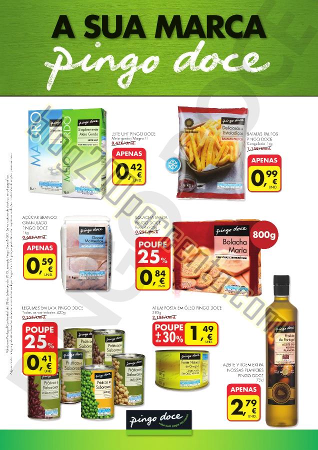 Antevisão Folheto PINGO DOCE Nossa Marca promoç