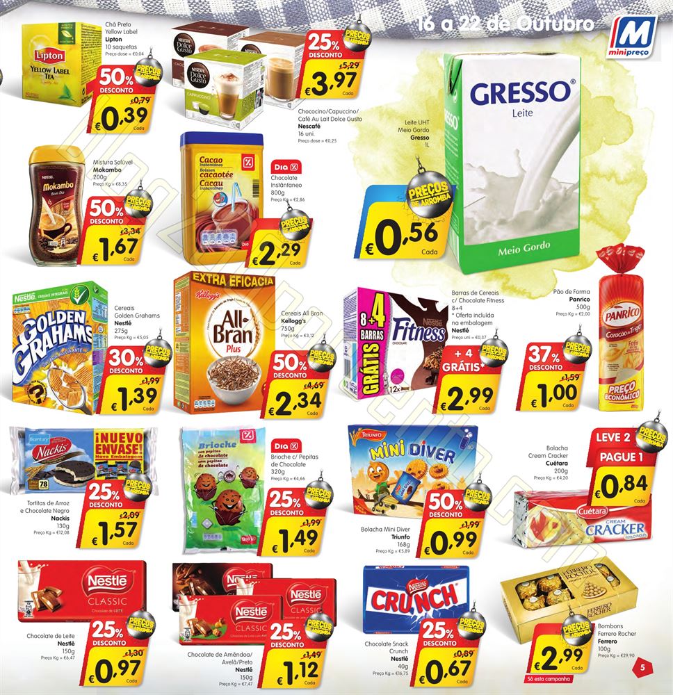 Antevisão Folheto MINIPREÇO de 16 a 22 outubro p