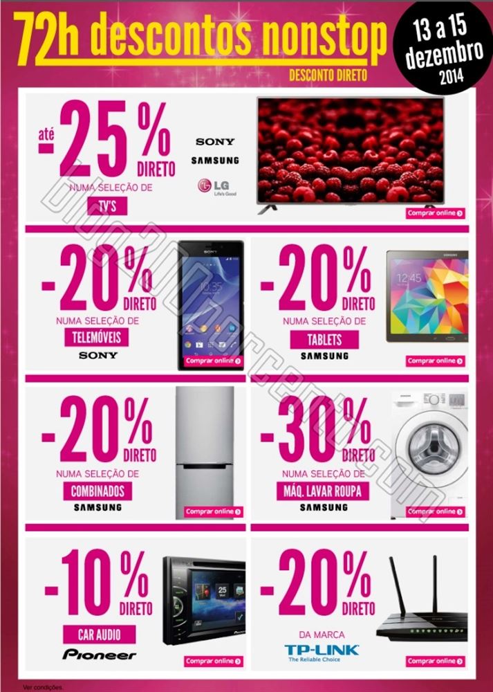 72 horas de descontos RADIO POPULAR de 13 a 15 dez