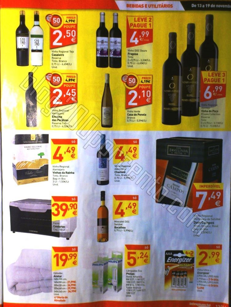 Antevisão Folheto INTERMARCHÉ de 13 a 19 novembr