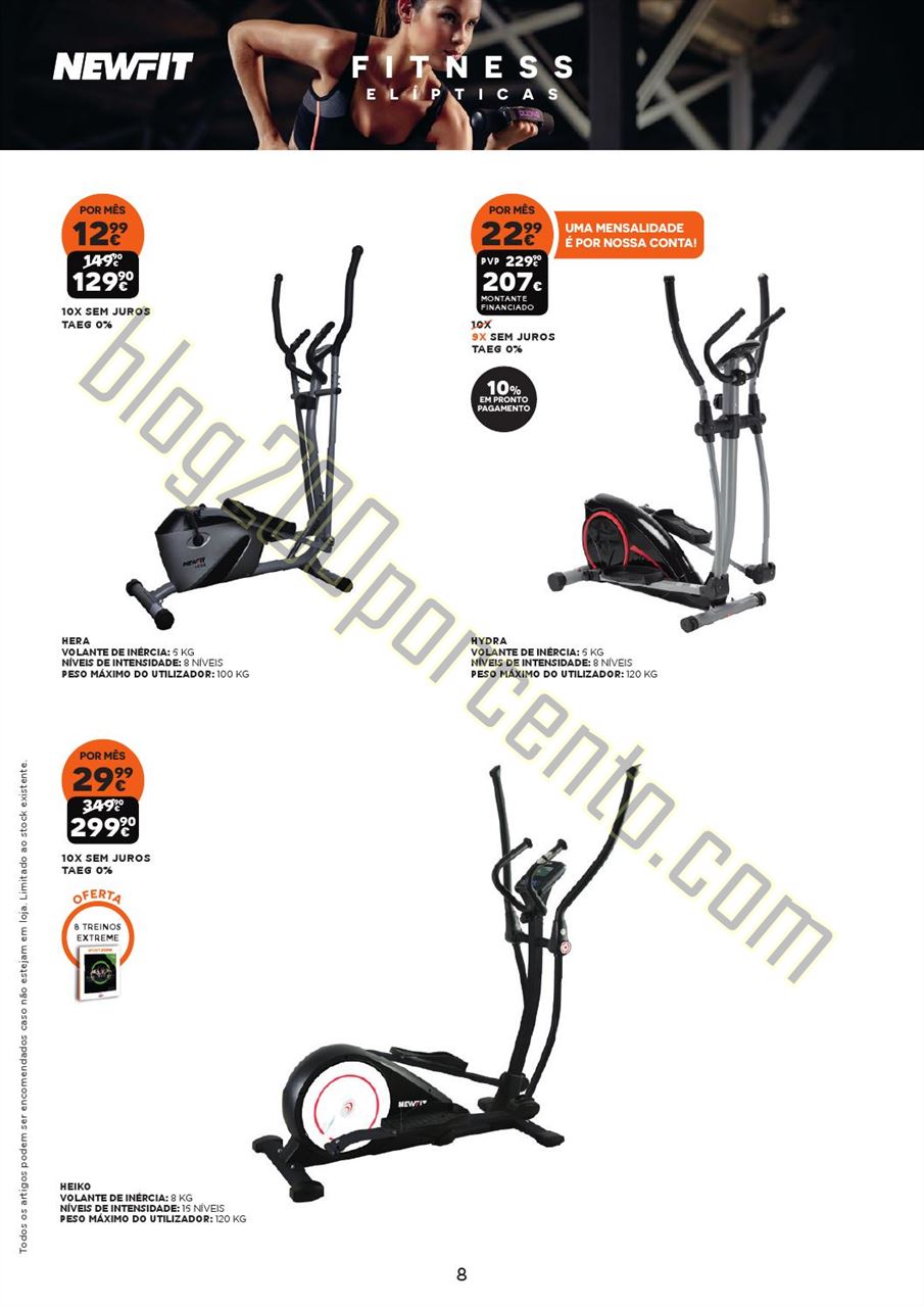 Antevisão Folheto SPORT ZONE Fitness de 8 outubro