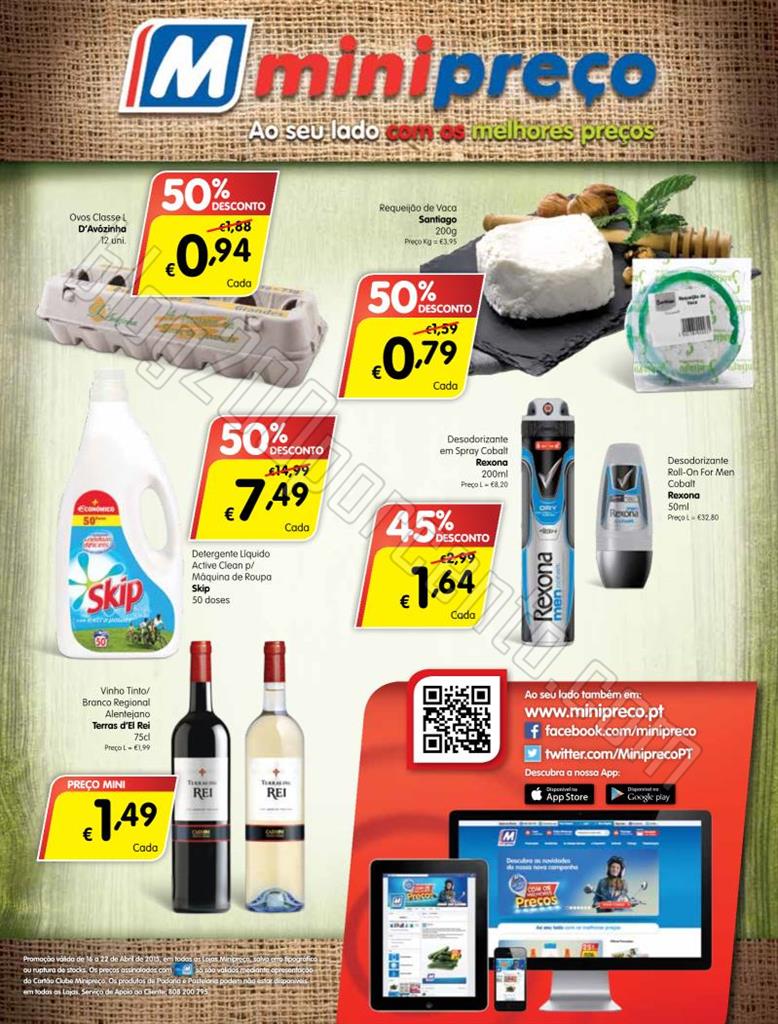 Antevisão Folheto MINIPREÇO Promoções de 16 a 