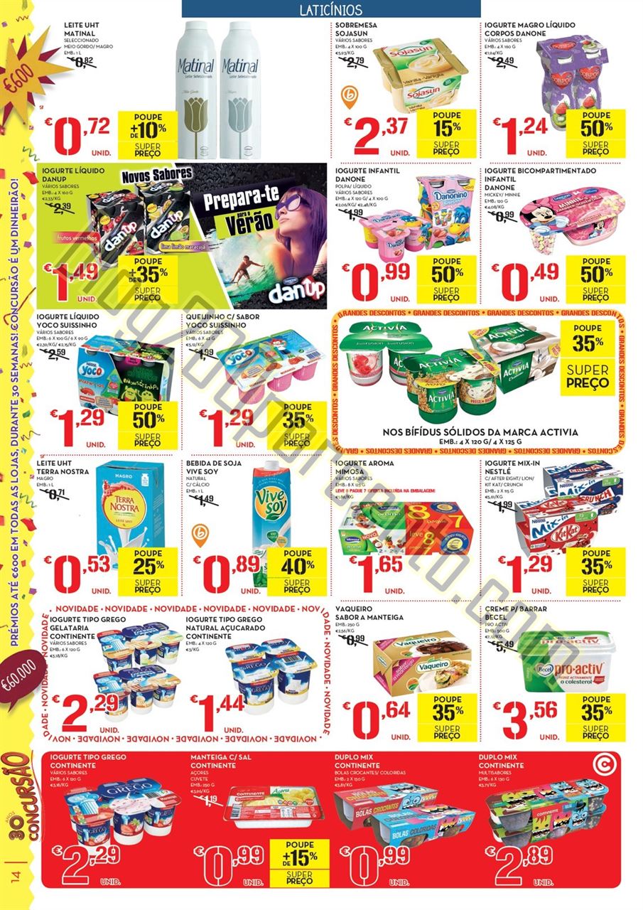 Antevisão folheto CONTINENTE promoções de 14 a 