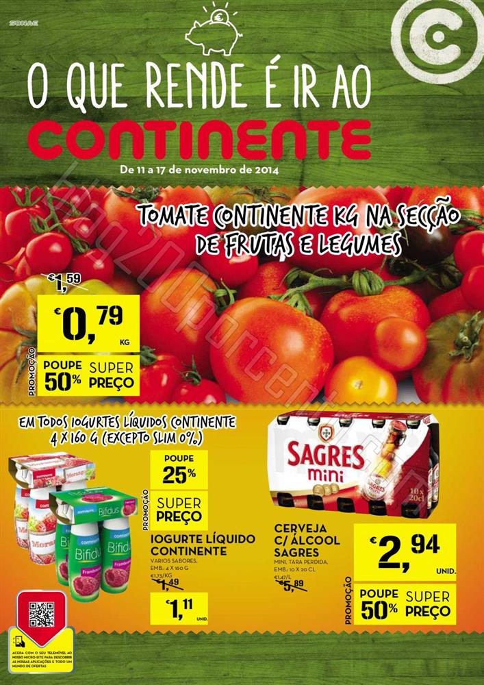 Antevisão Folheto CONTINENTE de 11 a 17 novembro 