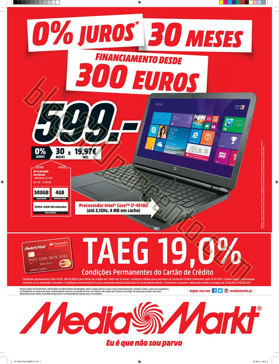 Antevisão Folheto MEDIA MARKT Promoções de 3 a 