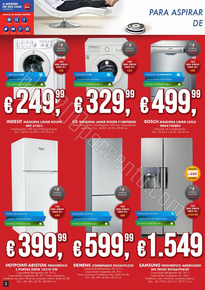 Antevisão Folheto WORTEN Promoções de 7 a 20 ja