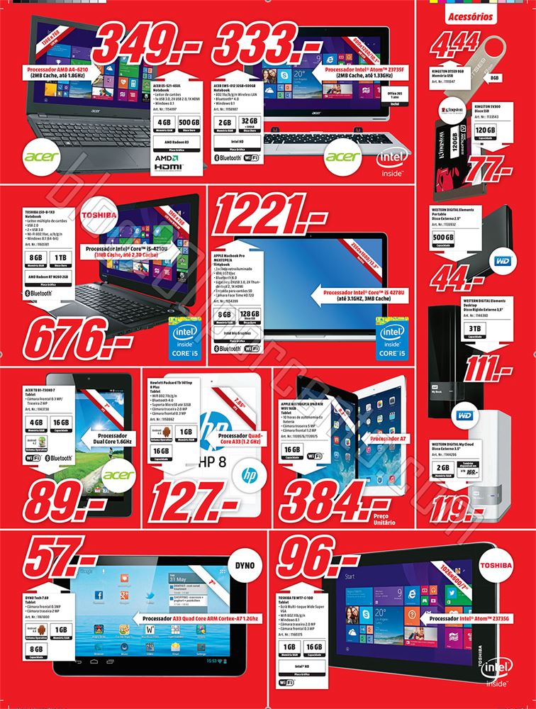 Antevisão Folheto MEDIAMARKT Norte de 8 a 14 jane