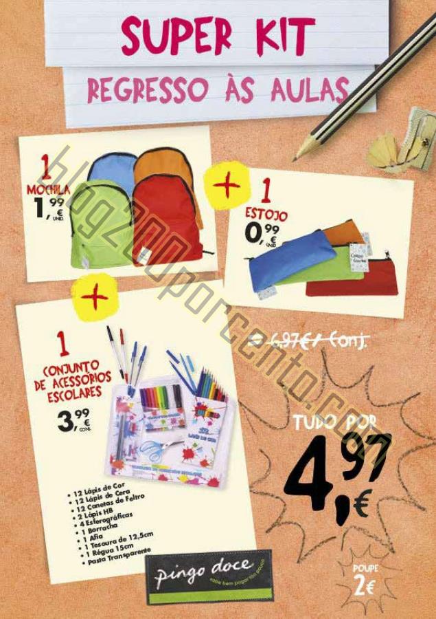 Antevisão Folheto PINGO DOCE Regresso às aulas d