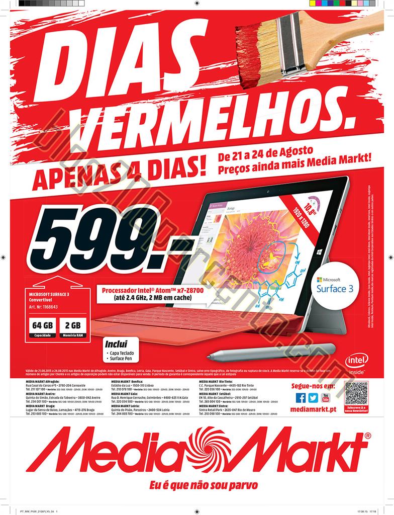 Antevisão Folheto MEDIA MARKT promoções 21 a 24