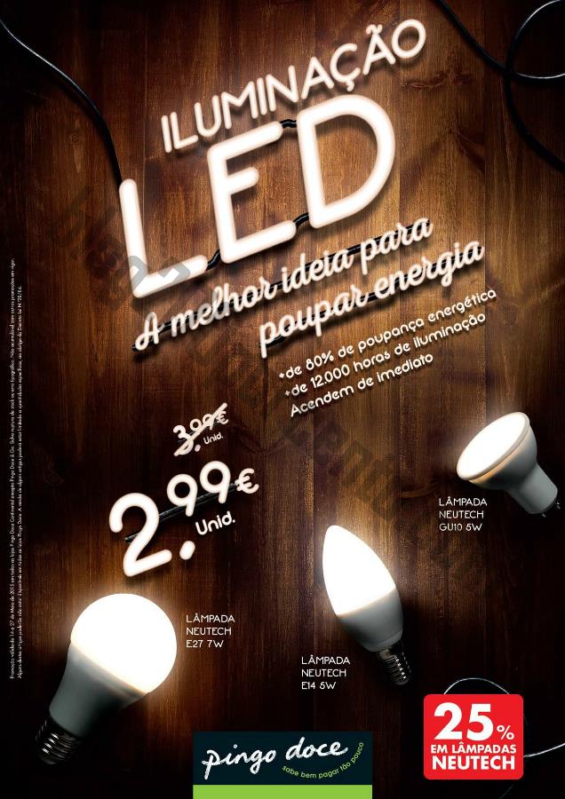 Novo Folheto PINGO DOCE Iluminação Promoções d