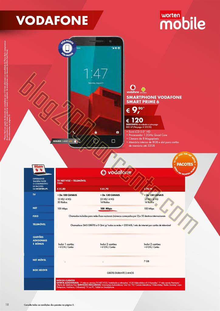 Novo folheto WORTEN Mobile Promoções de 4  junho