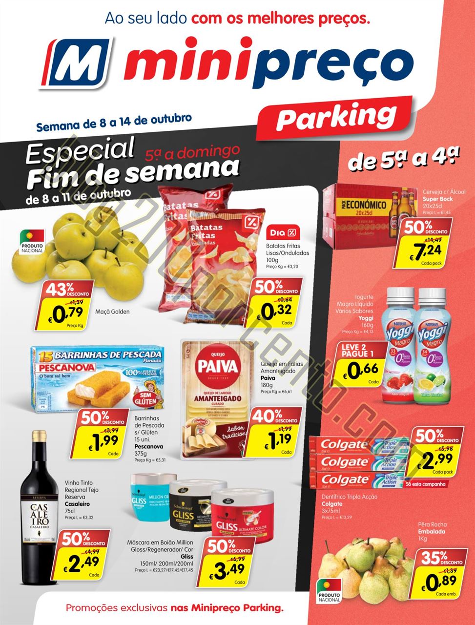 Antevisão Folheto MINIPREÇO Parking de 8 a 14 ou