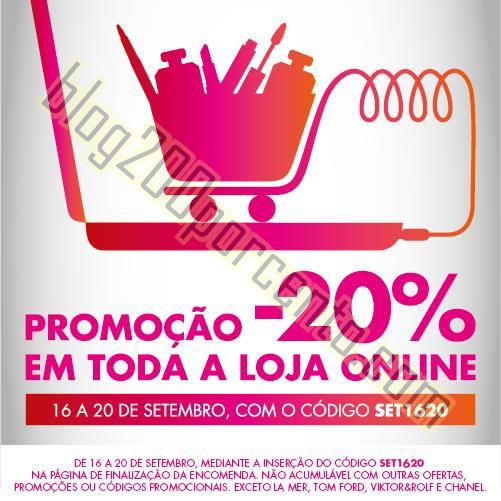 20% de desconto PERFUMES &amp; COMPANHIA de 16 a 20 se