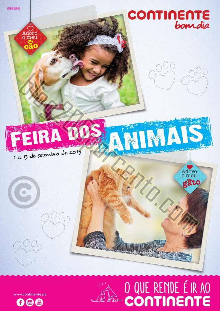 Antevisão Folheto CONTINENTE Feira dos animais de
