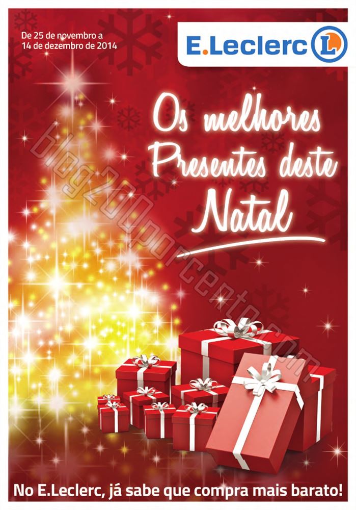 Antevisão Folheto E-LECLERC Natal de 25 novembro 