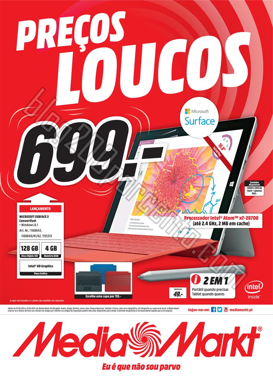Antevisão Folheto MEDIA MARKT Promoções de 7 a 