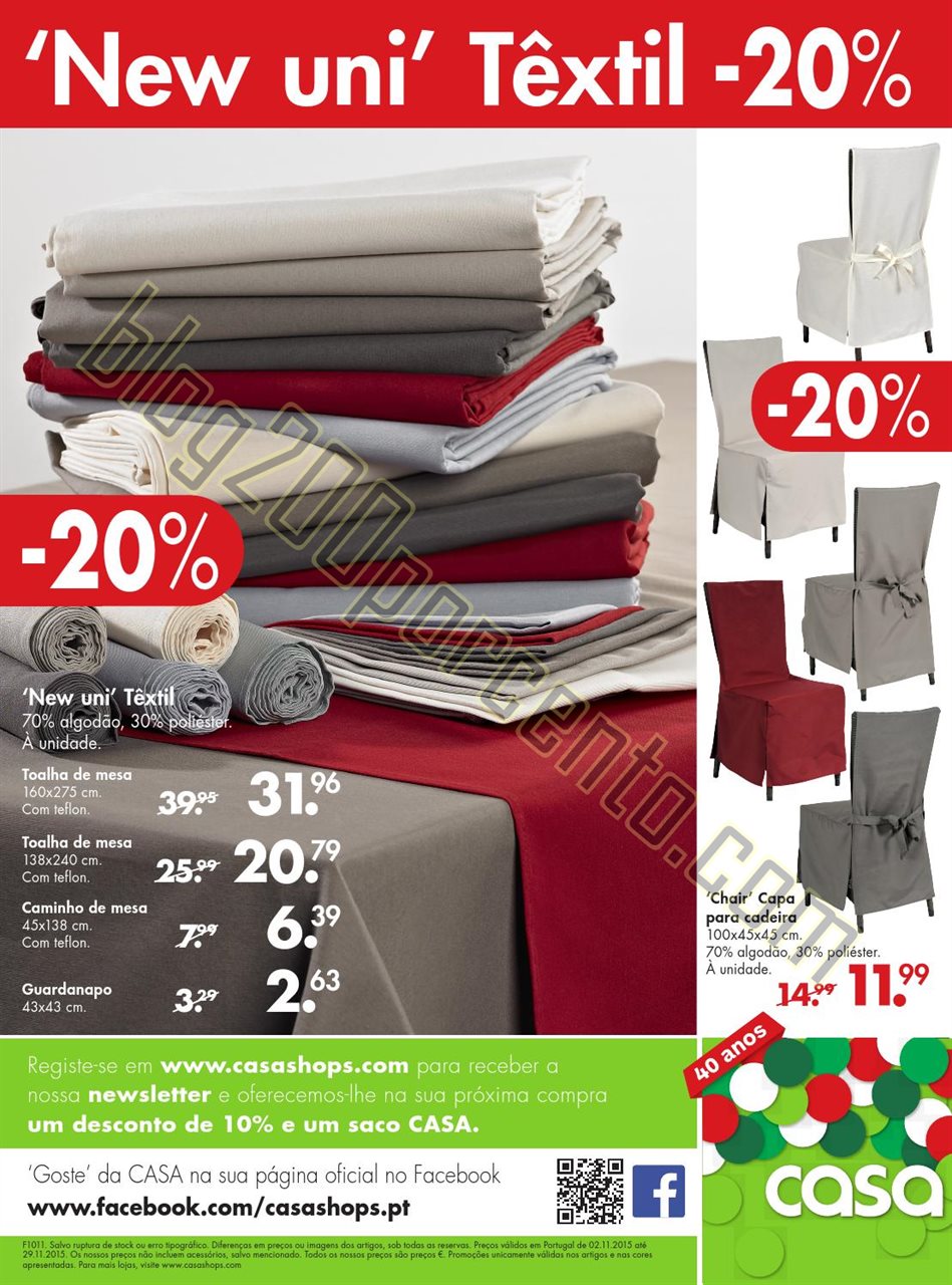 Novo Folheto Natal CASA promoções até 29 novemb