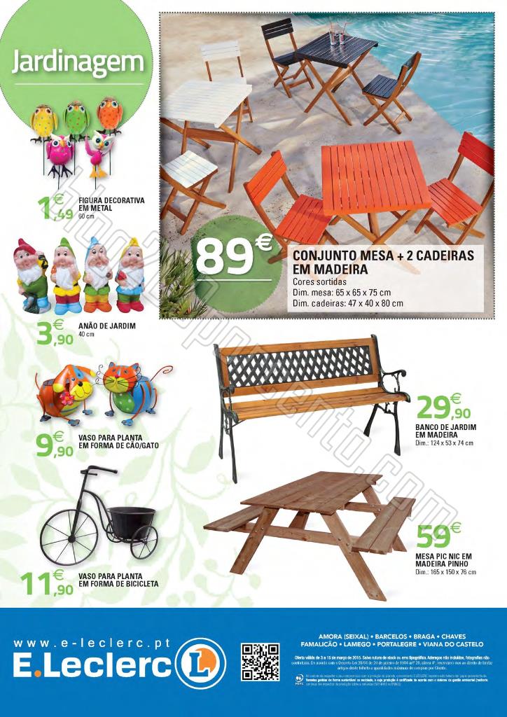 Antevisão Folheto E-LECLERC Bricolage de 3 a 15 m