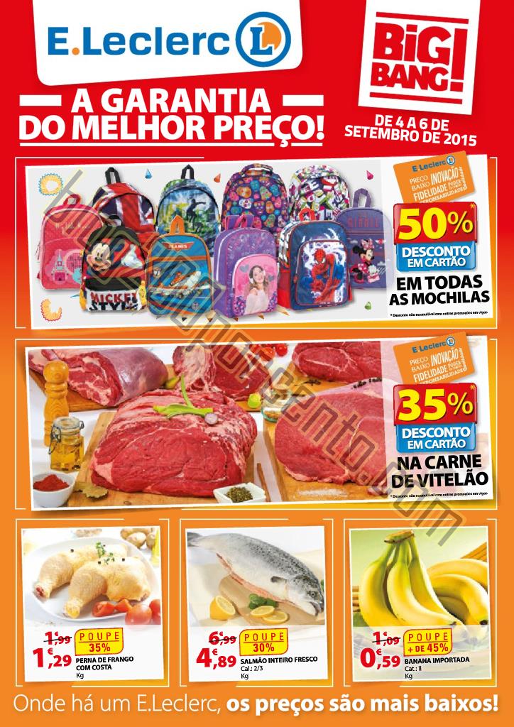 Antevisão Folheto E-LECLERC Big Bang Fim de seman