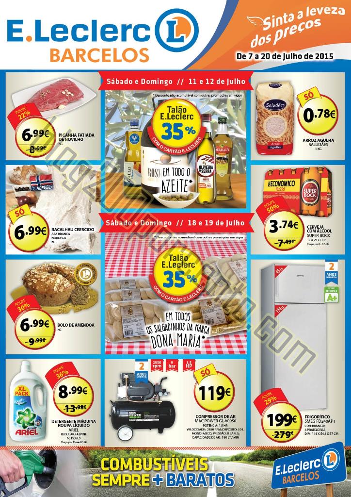 Antevisão Folheto E-LECLERC Barcelos de 7 a 20 ju