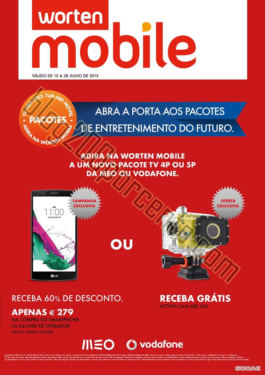 Novo Folheto WORTEN Promoções de 15 a 28 julho p