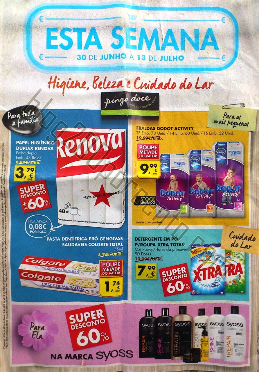 Antevisão Folheto Extra PINGO DOCE de 30 junho a 