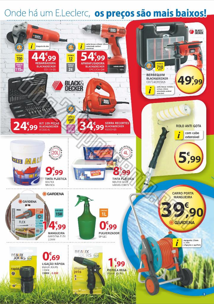 Antevisão Folheto E-LECLERC Feira de 6 a 16 abril