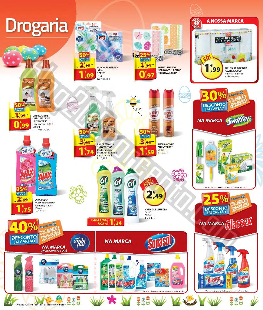 Antevisão Folheto E-LECLERC Páscoa de 24 março 