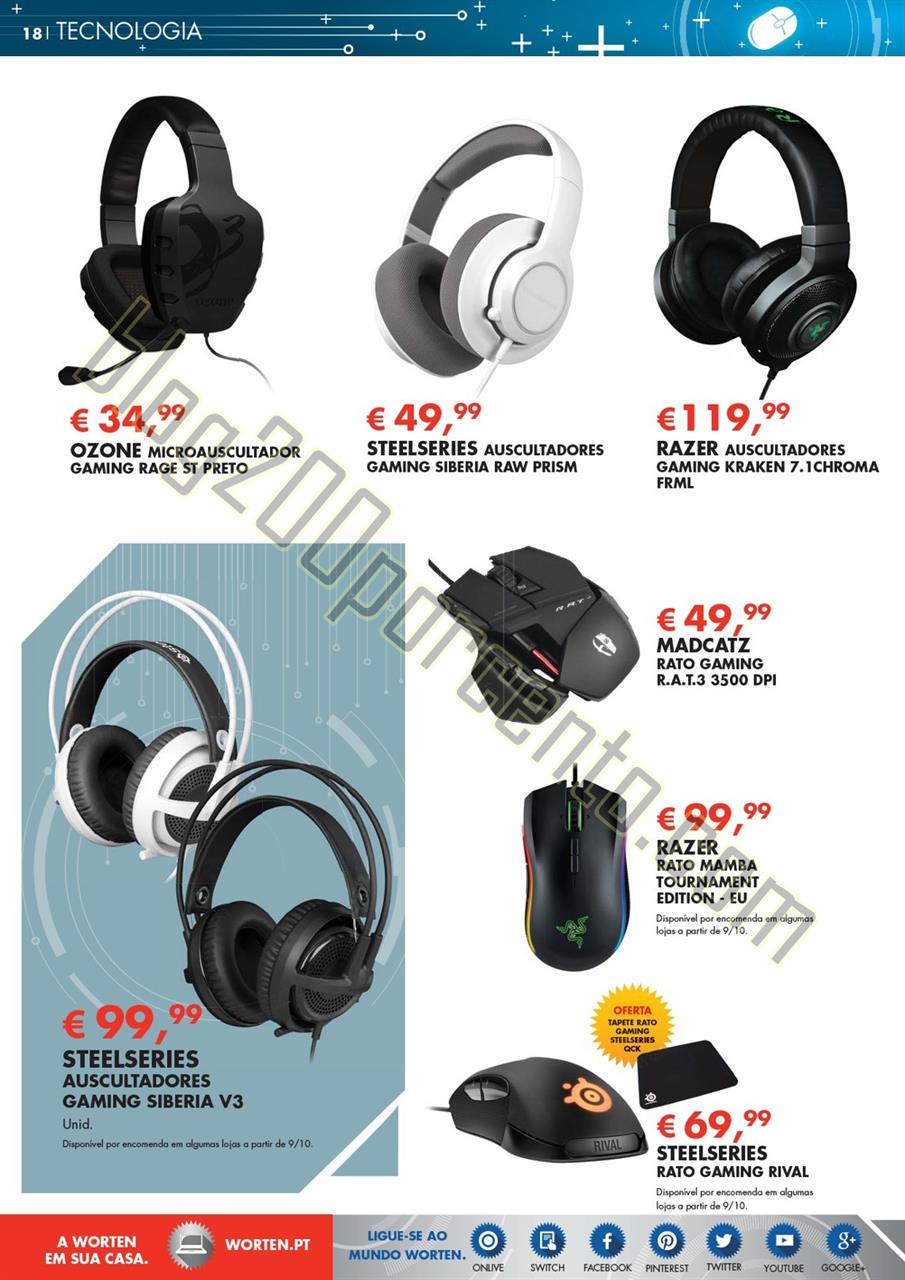 Novo Folheto WORTEN Tecnologia Promoções até 20