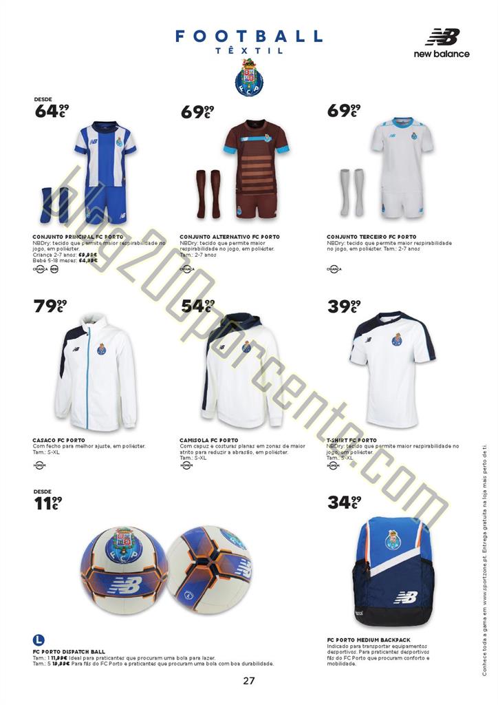 Antevisão Folheto SPORT ZONE Futebol de 20 agosto