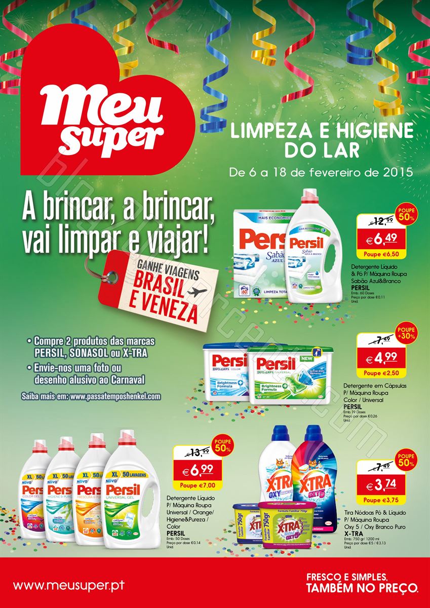 Novo Folheto MEU SUPER Limpeza e Higiene do lar at