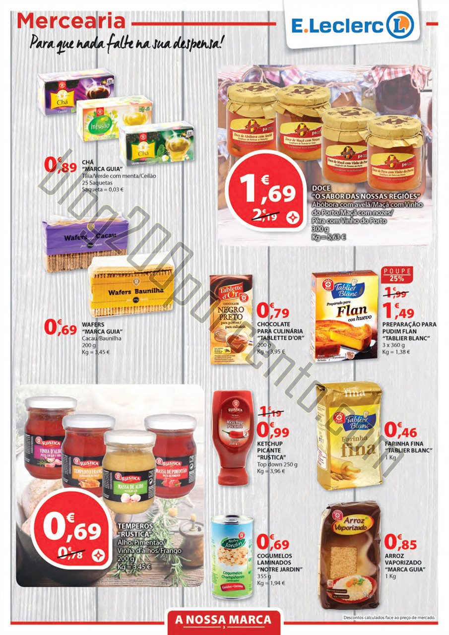 Antevisão Folheto E-LECLERC Promoções de 20 a 2
