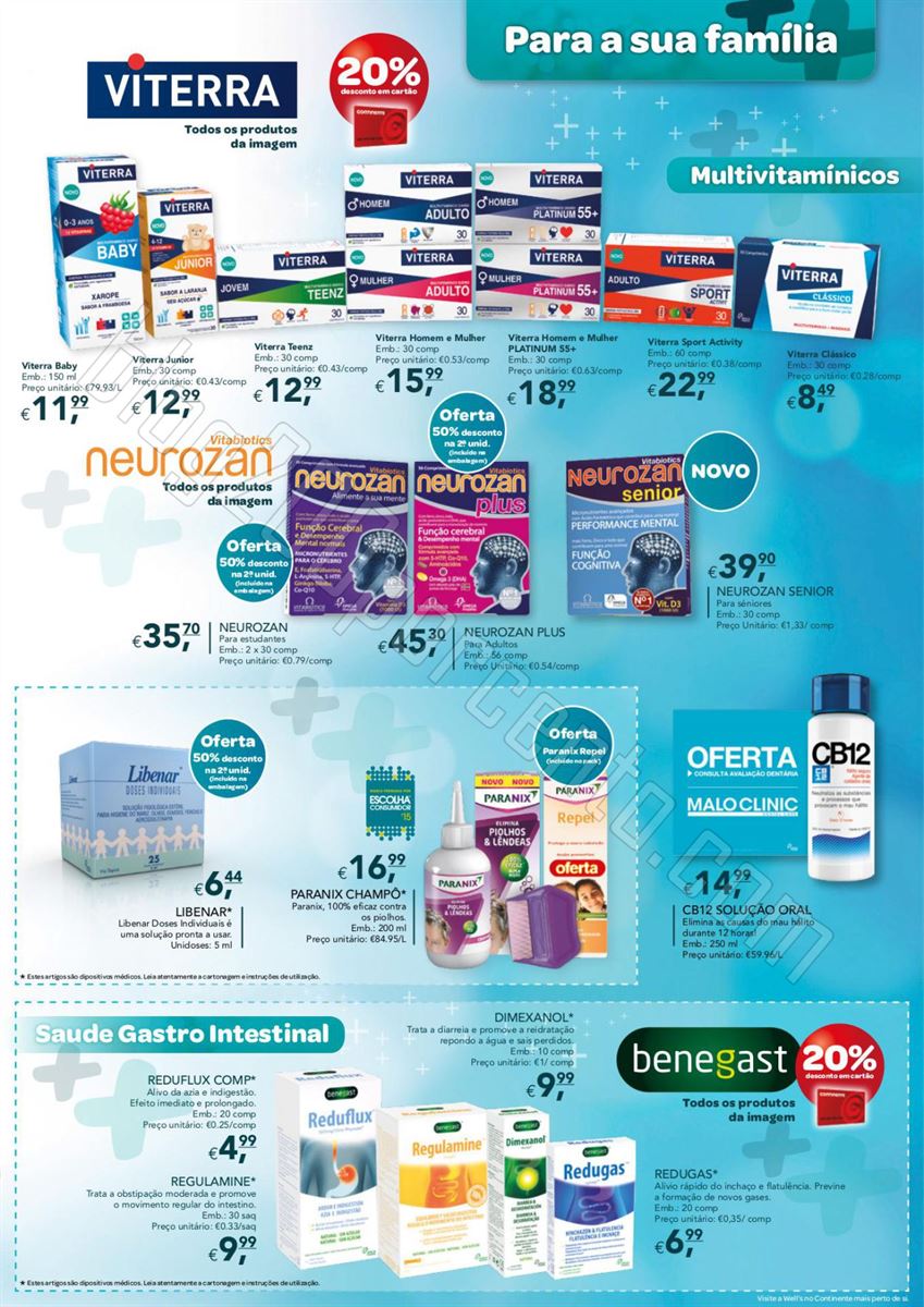 Antevisão Folheto WELLS promoções até 15 març