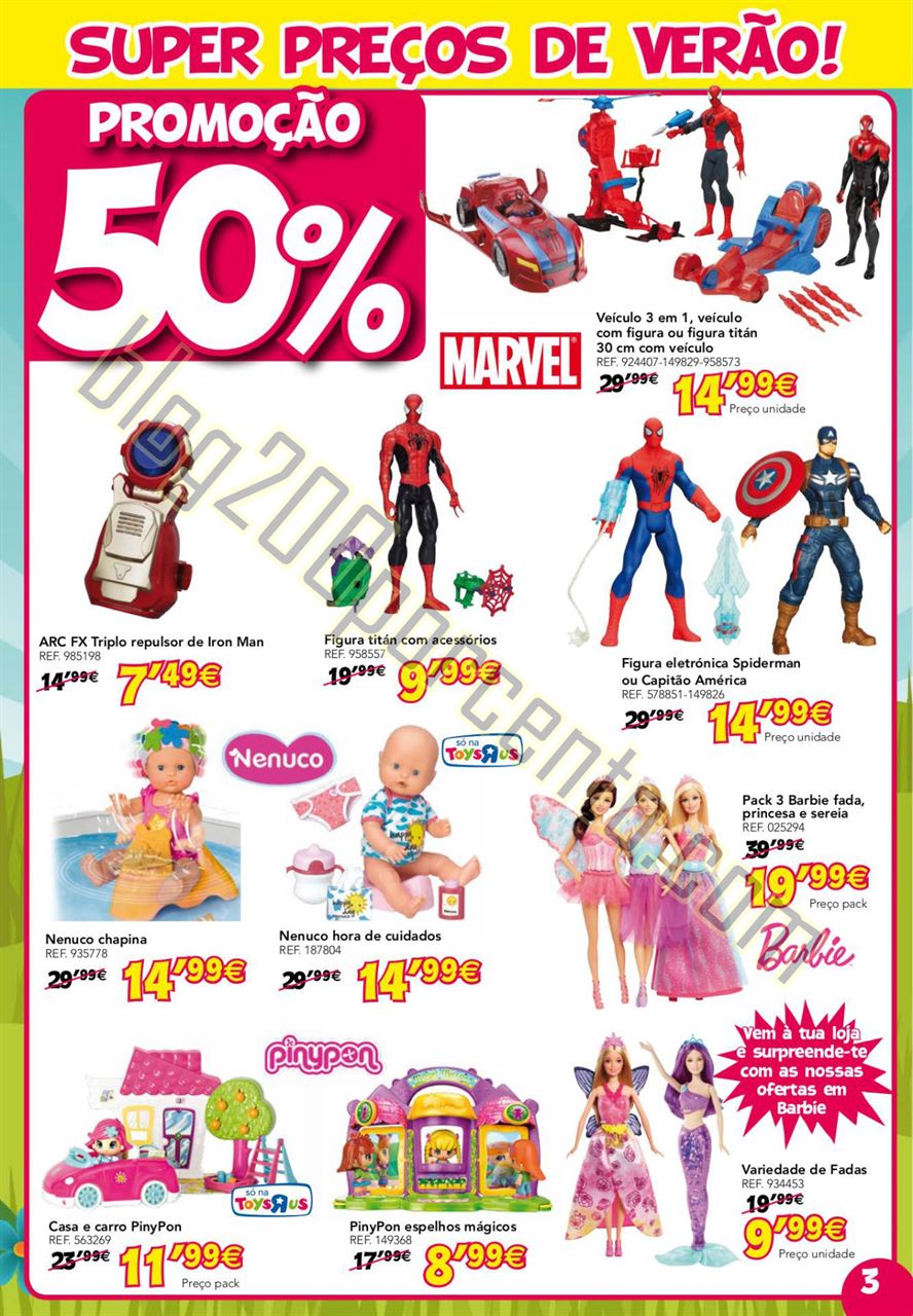 Novo Folheto TOYSRUS Promoções de 16 a 26 julho 
