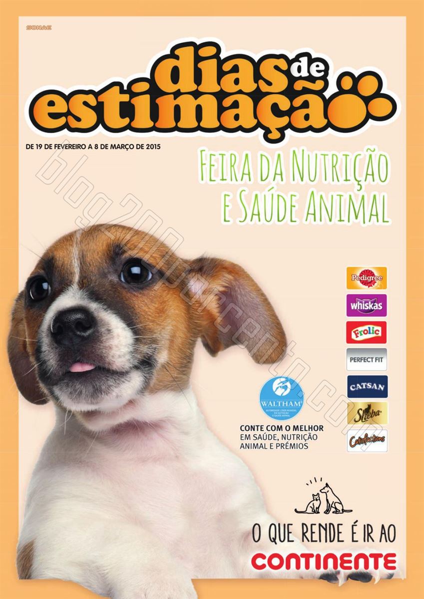 Antevisão Folheto CONTINENTE Feira Animal de 19 f