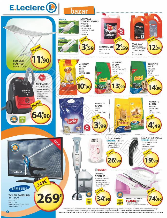 Antevisão Folheto E-LECLERC Feira de 4 a 14 maio 
