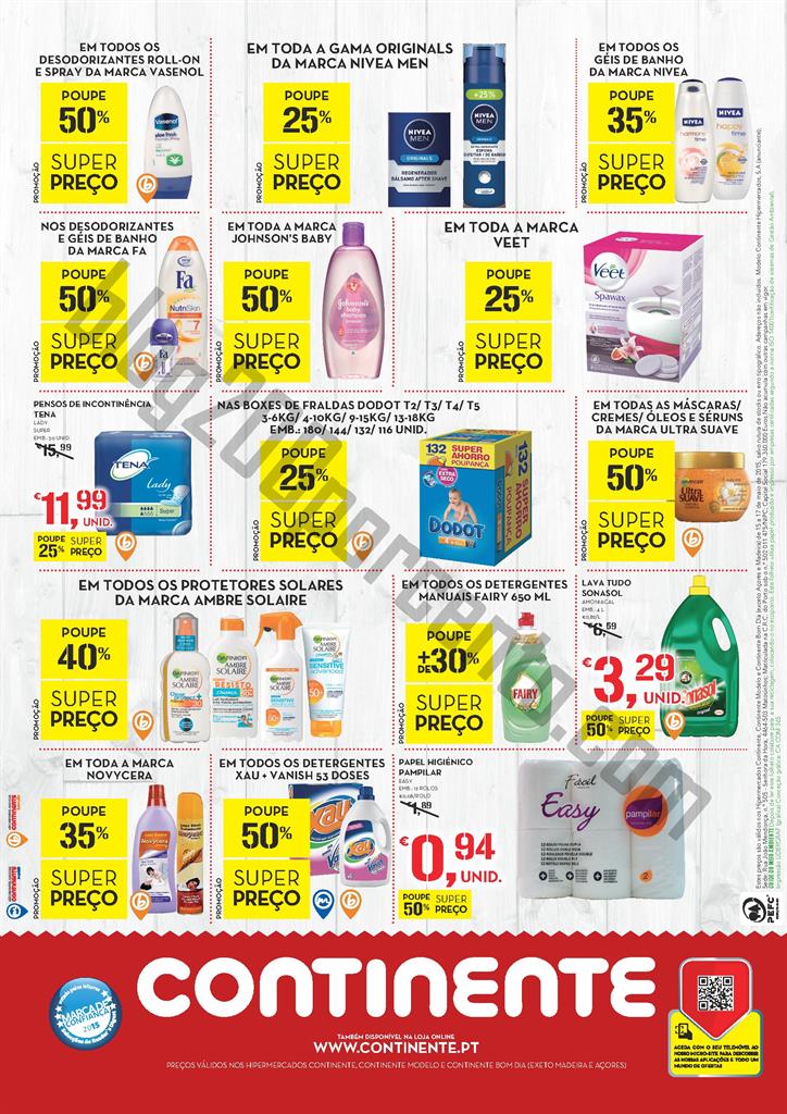 Antevisão Folheto CONTINENTE Fim de semana de  15