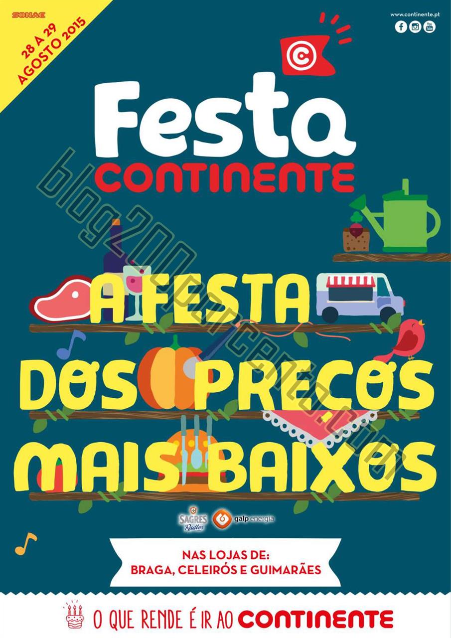 Antevisão Folheto CONTINENTE Festa dos preços ba