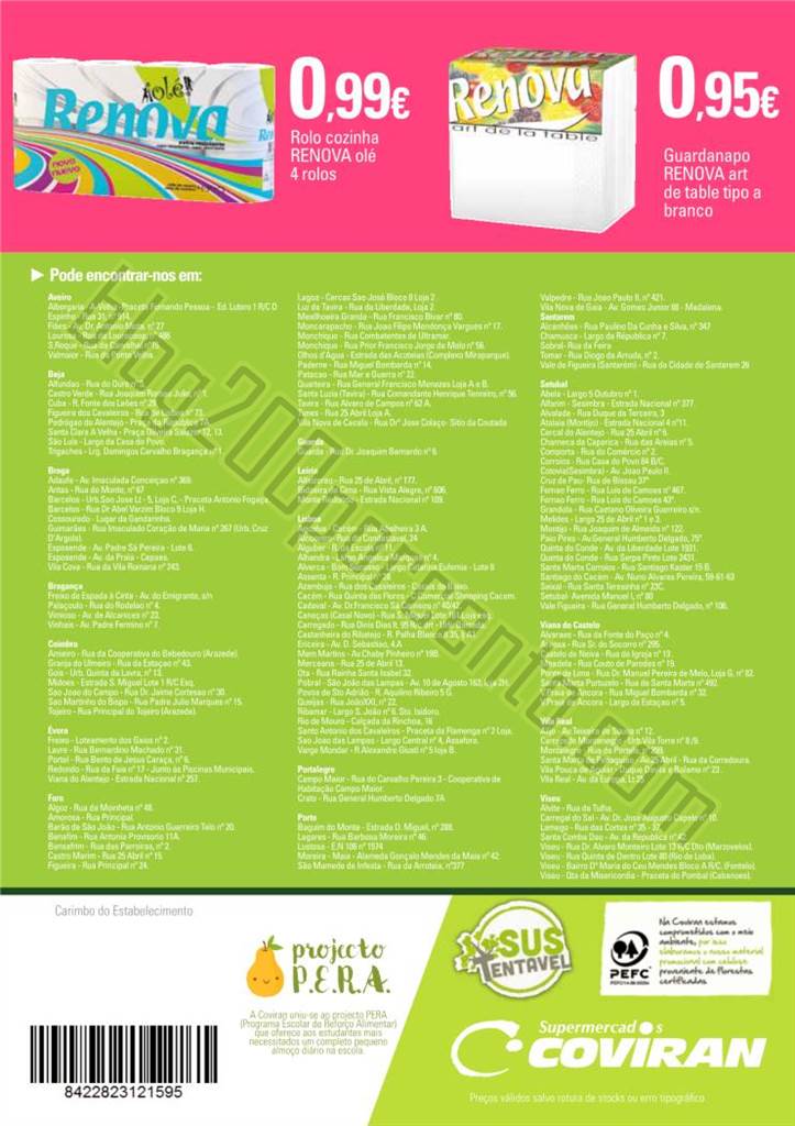 Antevisão Folheto COVIRAN Promoções de 25 agost