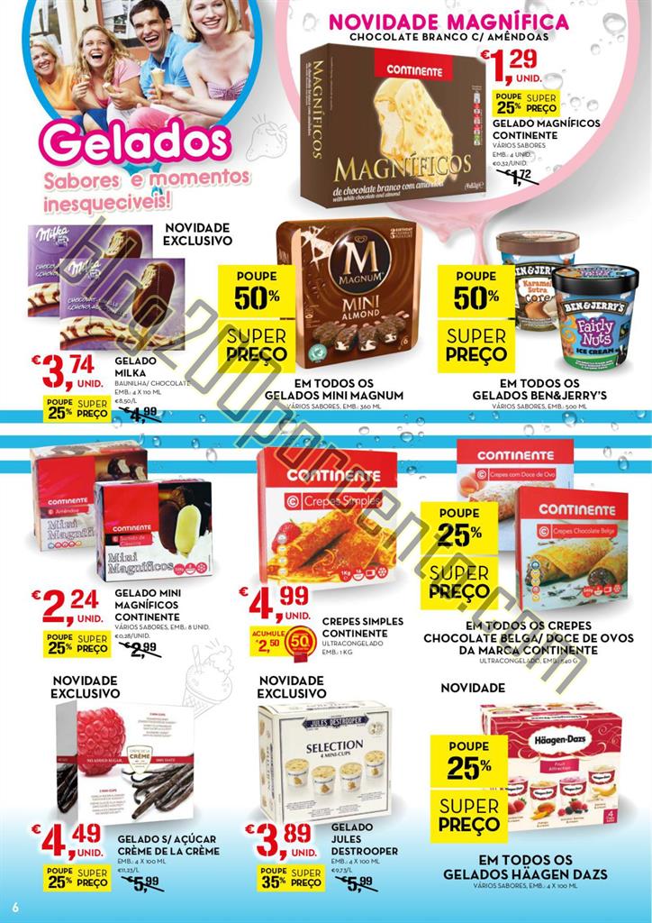 Antevisão Folheto CONTINENTE Refrigerantes e Gela