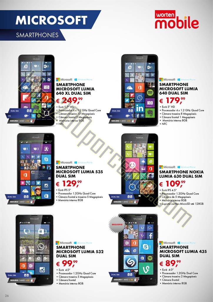 Novo folheto WORTEN Mobile Promoções de 4  junho