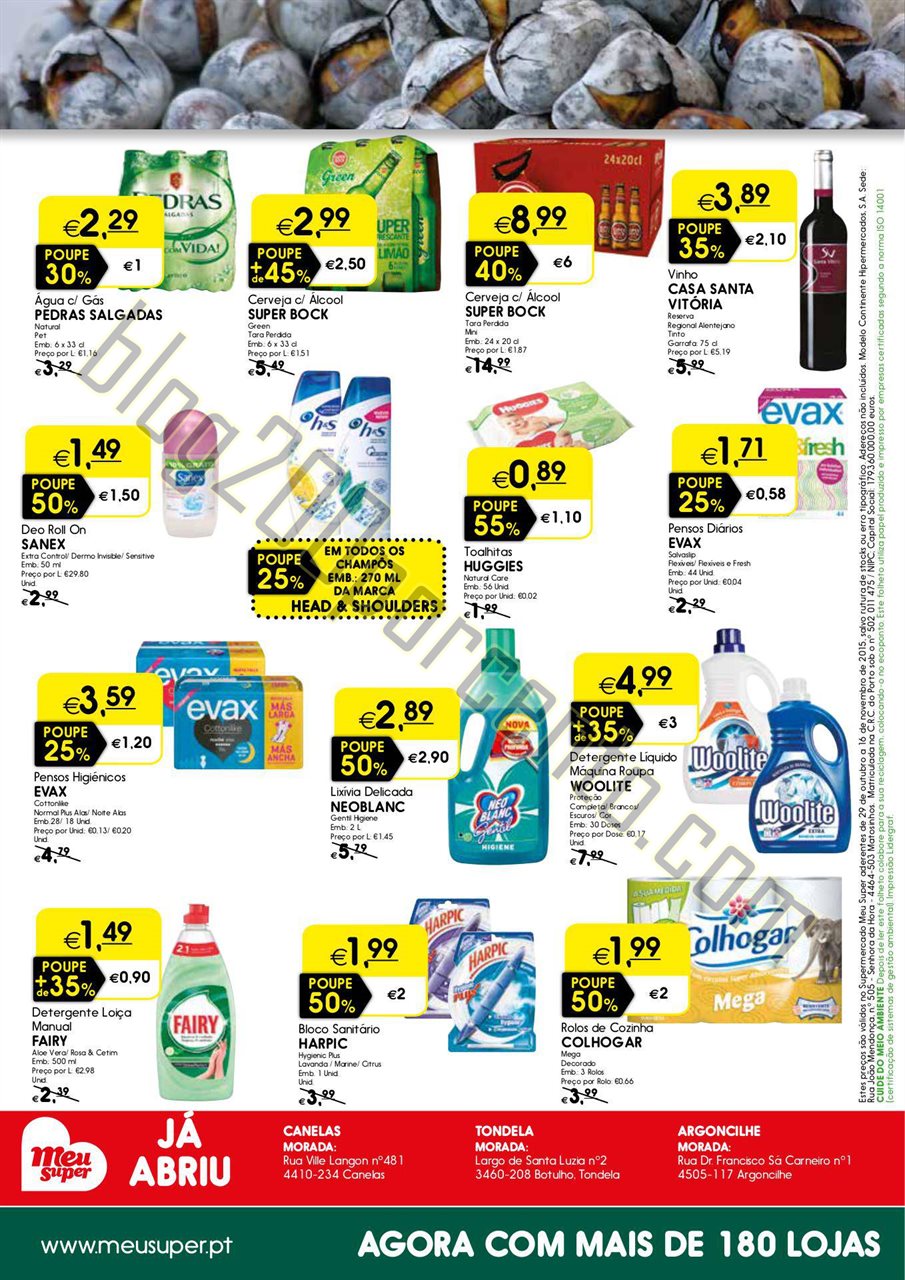 Novo Folheto MEU SUPER Promoções de 29 outubro a