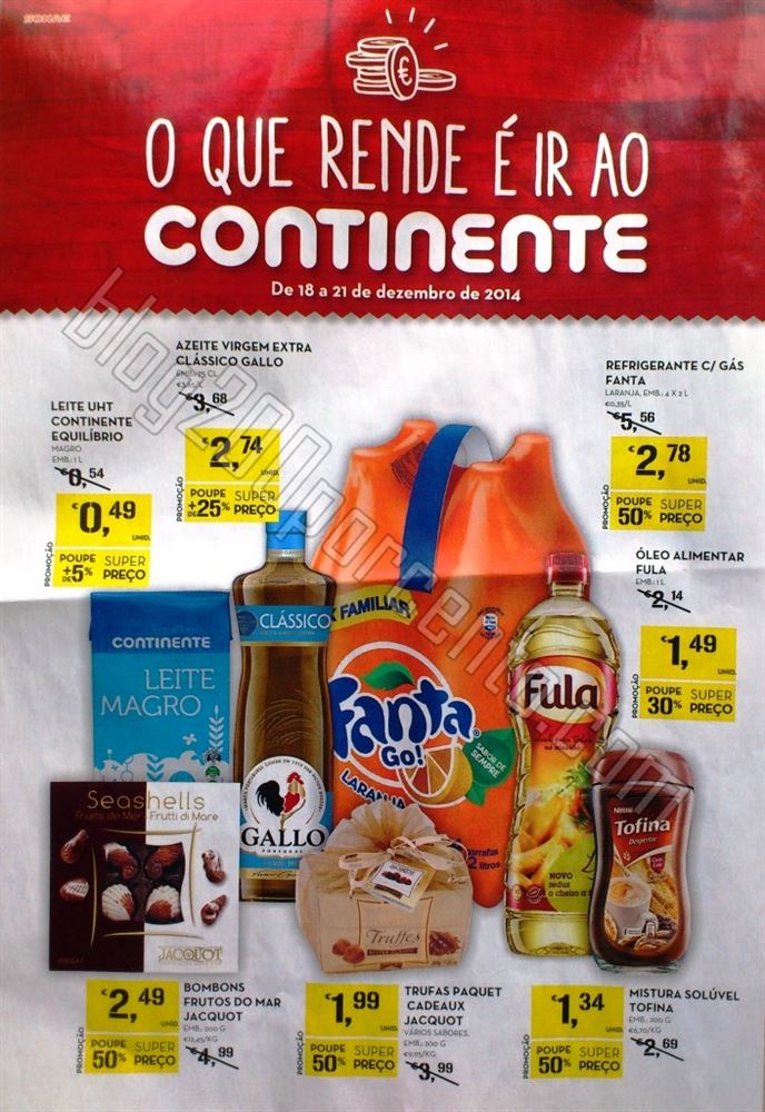 Novo Folheto CONTINENTE Fim de Semana de 18 a 21 d