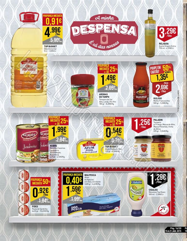 Antevisão Folheto INTERMARCHÉ Promoções de 15 