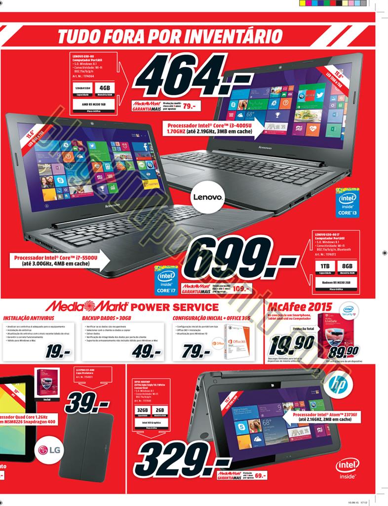 Antevisão Folheto MEDIA MARKT Centro de 17 a 23 s
