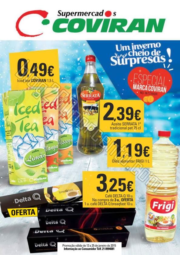 Novo Folheto COVIRAN Promoções de 13 a 25 janeir