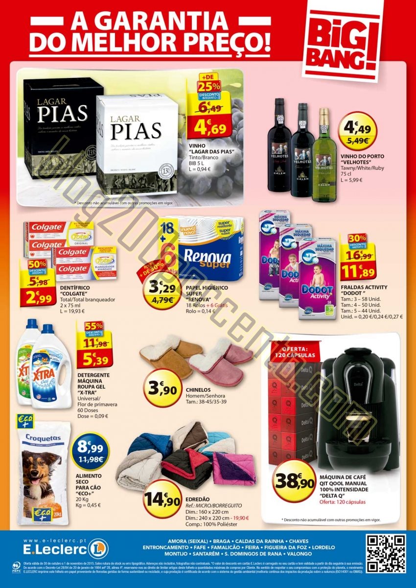 Antevisão Folheto E-LECLERC Big Bang Fim de seman